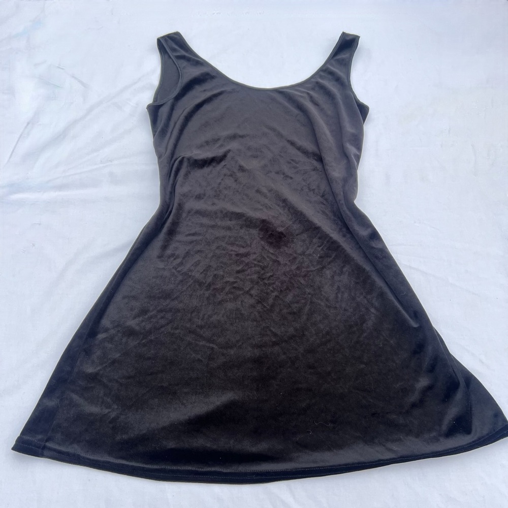 Velvet Backless Mini Dress